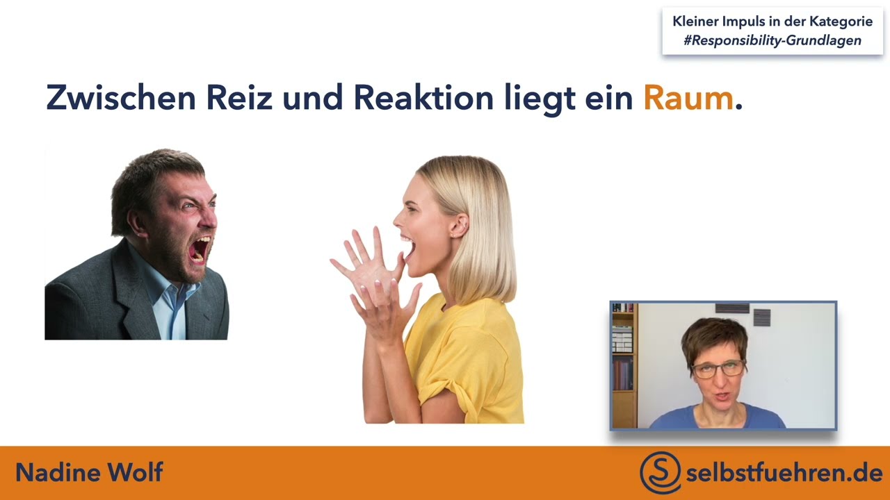 Der Raum zwischen Reiz und Reaktion selbstfuehren.de